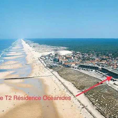 T2 Res Oceanides Vue Ocean, Parking Prive Apartment Lacanau Exterior photo