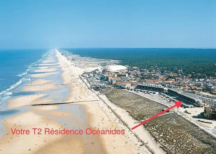 T2 Res Oceanides Vue Ocean, Parking Prive