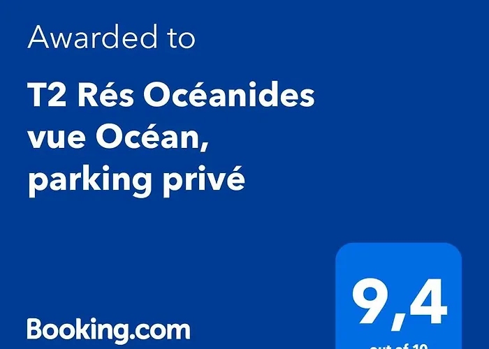 T2 Res Oceanides Vue Ocean, Parking Prive